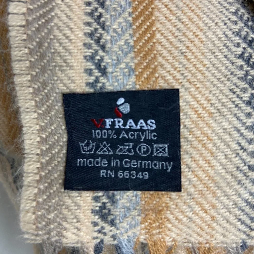 V.Fraas Soft Striped Scarf Germany